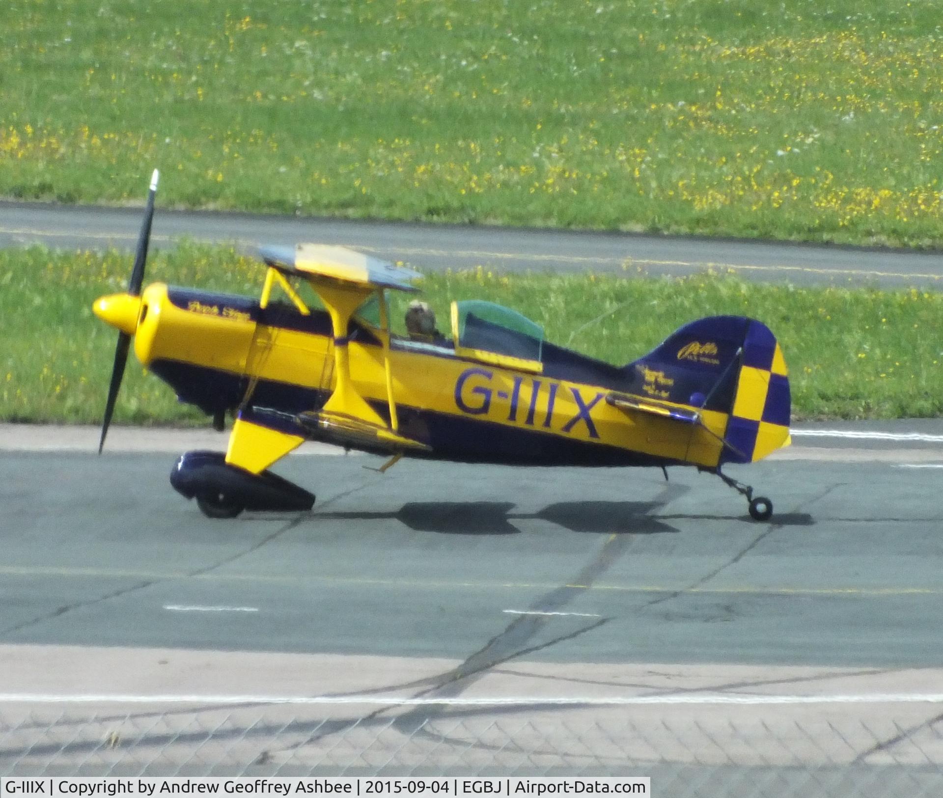 G-IIIX, 1969 Pitts S-1S Special C/N AJT, G-IIIX at Gloucestershire Airport.