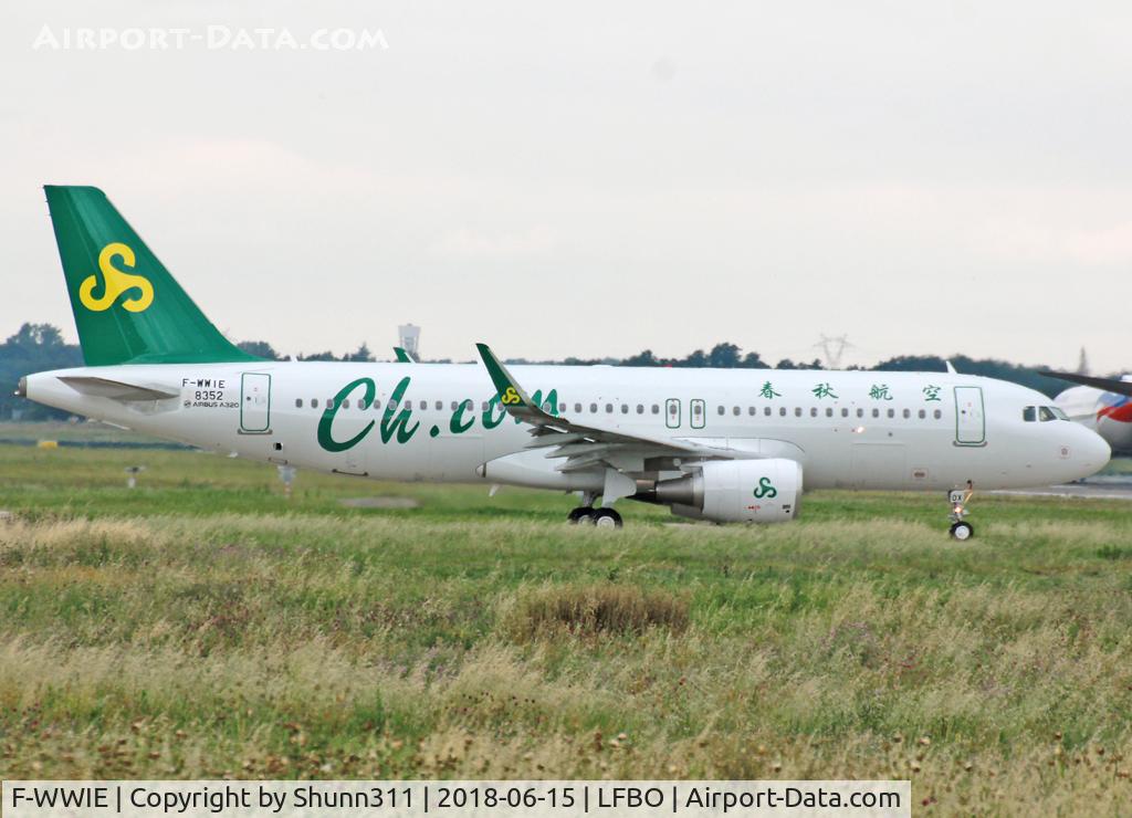 F-WWIE, 2018 Airbus A320-214 C/N 8352, C/n 8352 - To be B-300X