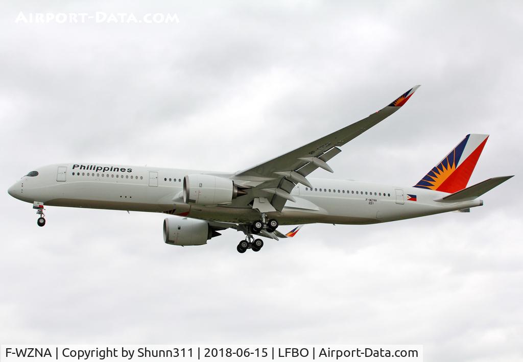 F-WZNA, 2018 Airbus A350-941 C/N 221, C/n 0221 - To be RP-C3501