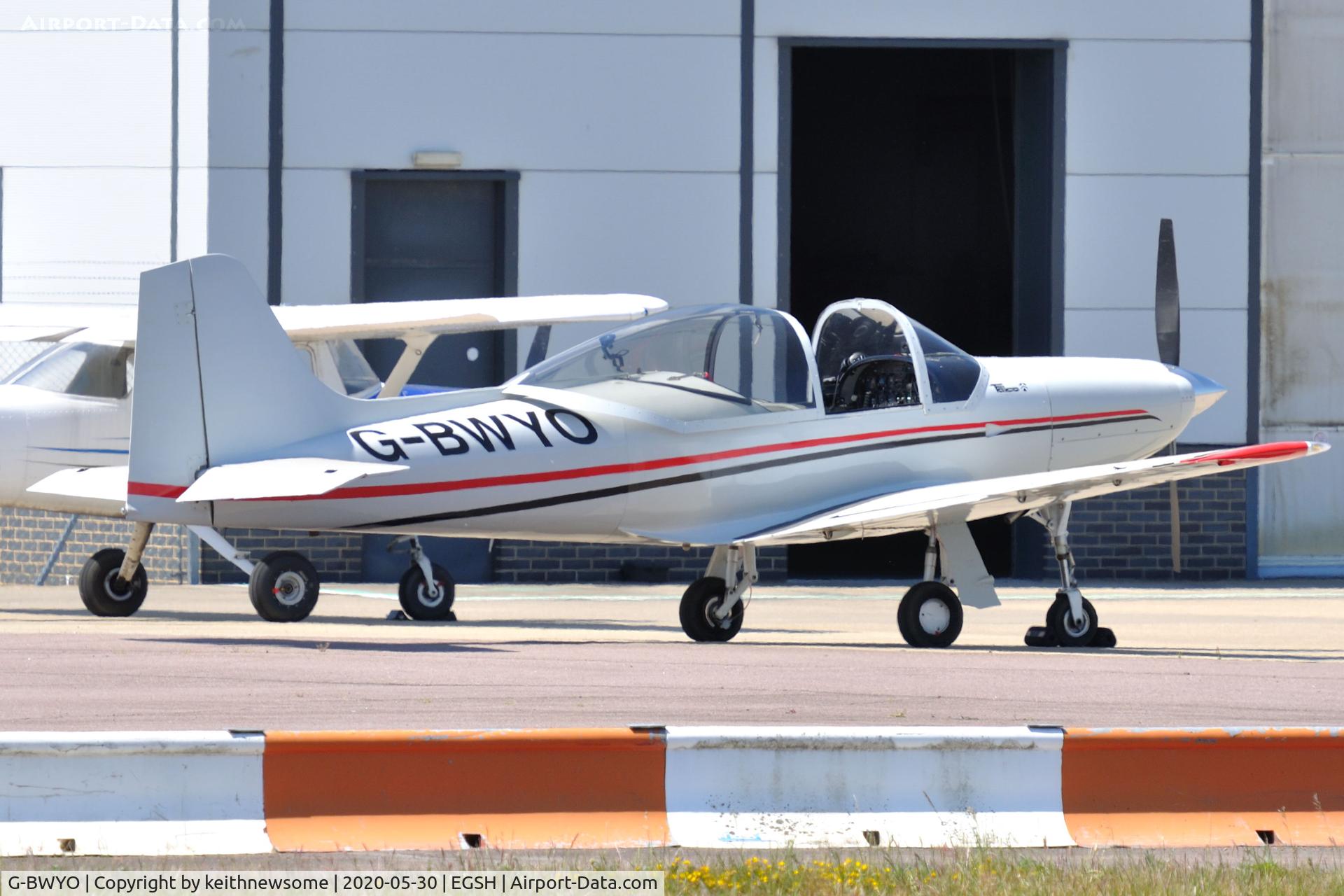 G-BWYO, 1998 Sequoia F-8L Falco C/N PFA 100-10920, Nice Visitor.