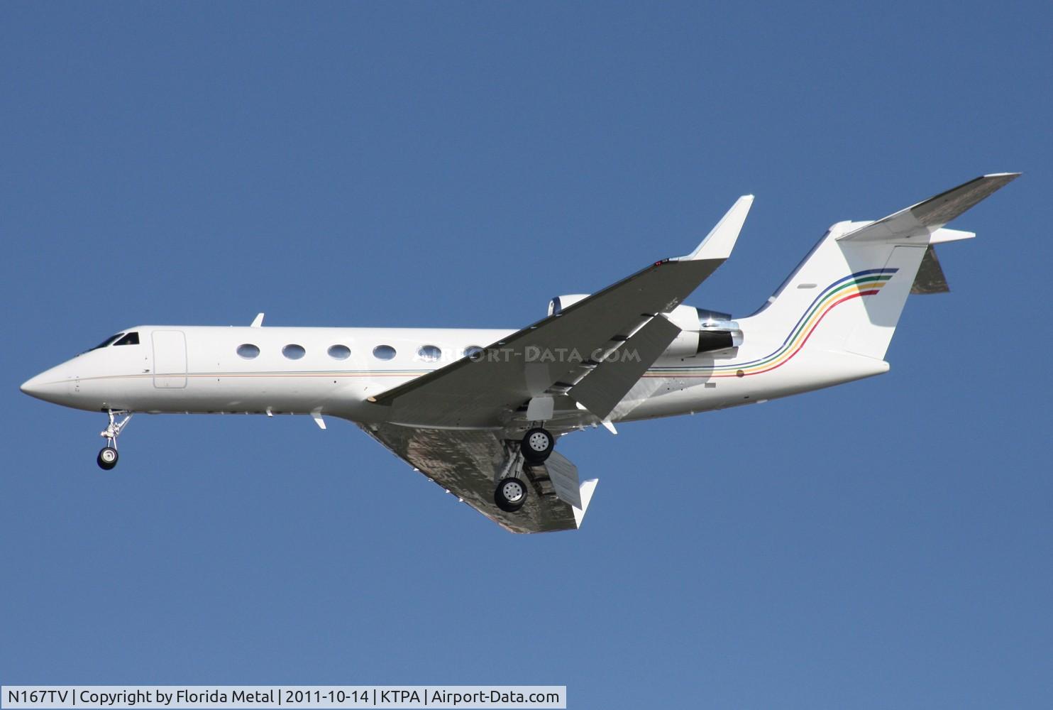 N167TV, 2004 Gulfstream Aerospace G-IV C/N 1533, TPA 2011