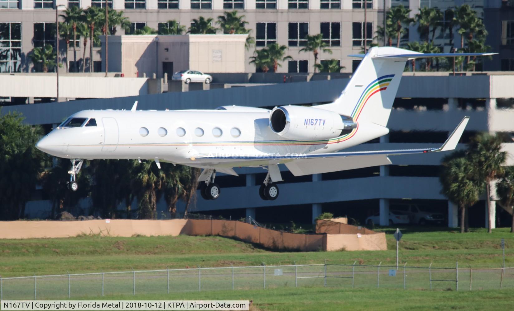 N167TV, 2004 Gulfstream Aerospace G-IV C/N 1533, TPA 2018