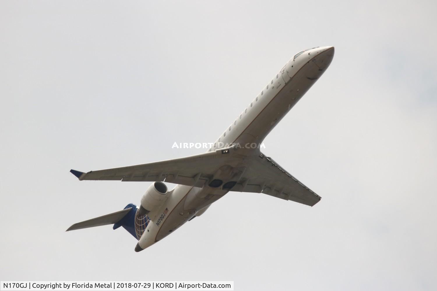 N170GJ, Bombardier CRJ-702ER NG (CL-600-2C10) Regional Jet C/N 10280, ORD 2018