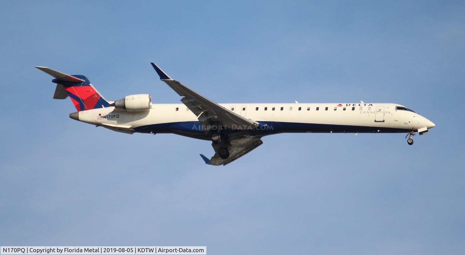 N170PQ, 2008 Bombardier CRJ-900ER (CL-600-2D24) C/N 15170, DTW 2019