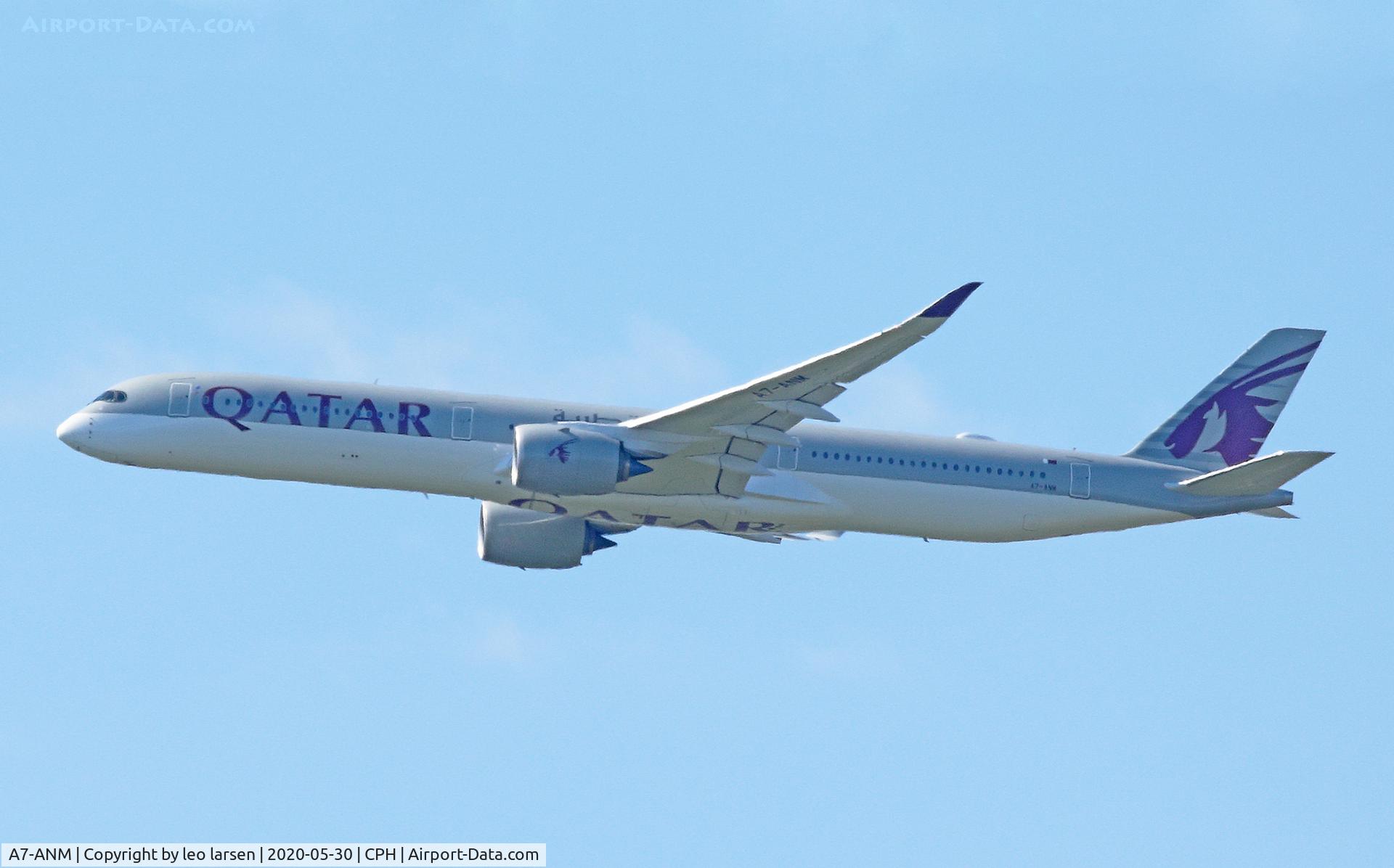 A7-ANM, 2019 Airbus A350-1041 C/N 350, Copenhagen 30.5.2020