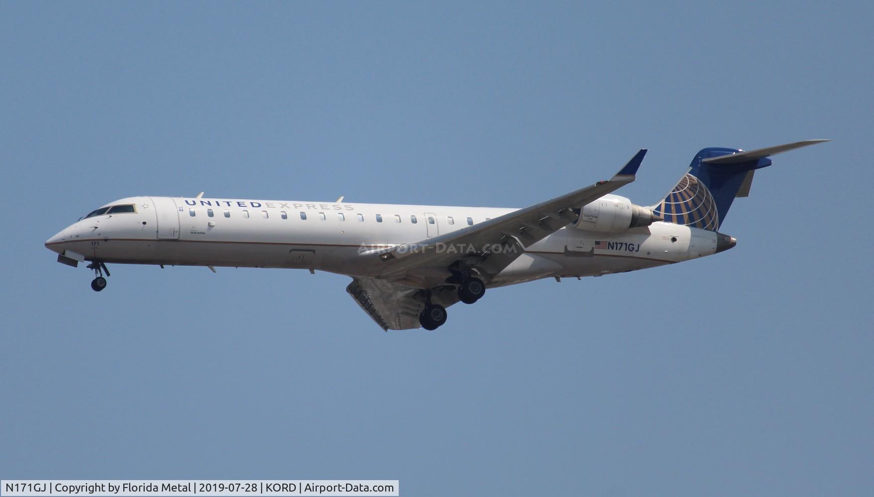 N171GJ, Bombardier CRJ-702ER NG (CL-600-2C10) Regional Jet C/N 10282, ORD 2019
