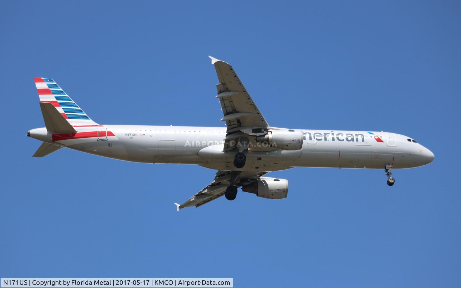 N171US, 2001 Airbus A321-211 C/N 1465, MCO 2017