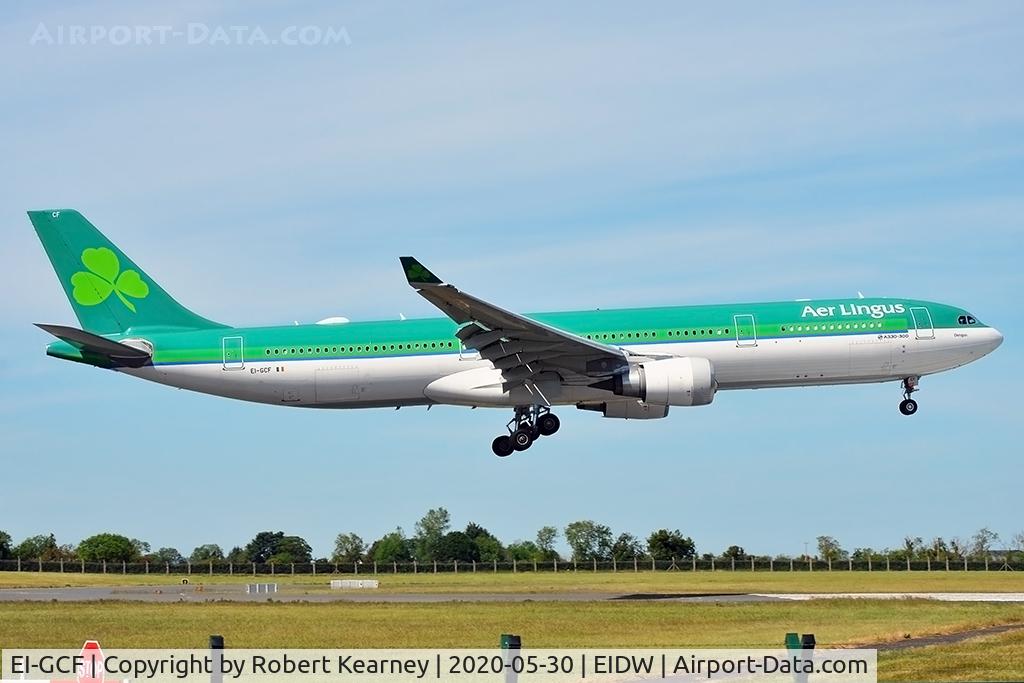 EI-GCF, 2017 Airbus A330-302 C/N 1817, Short finals for r/w 10
