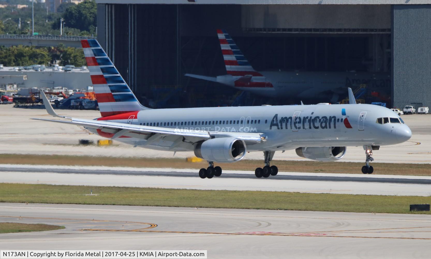 N173AN, 2002 Boeing 757-223 C/N 32399, MIA 2017