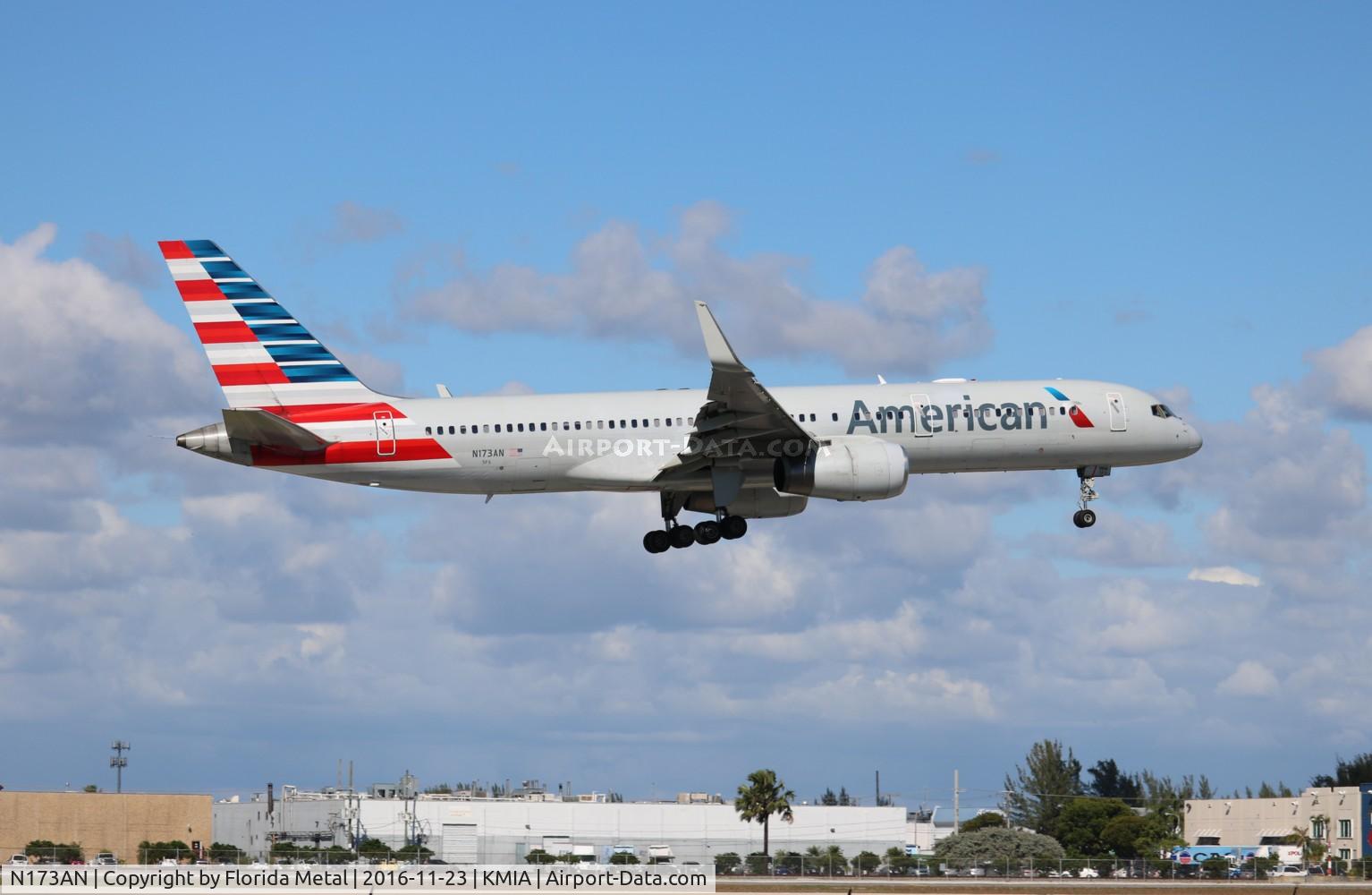 N173AN, 2002 Boeing 757-223 C/N 32399, MIA 2016