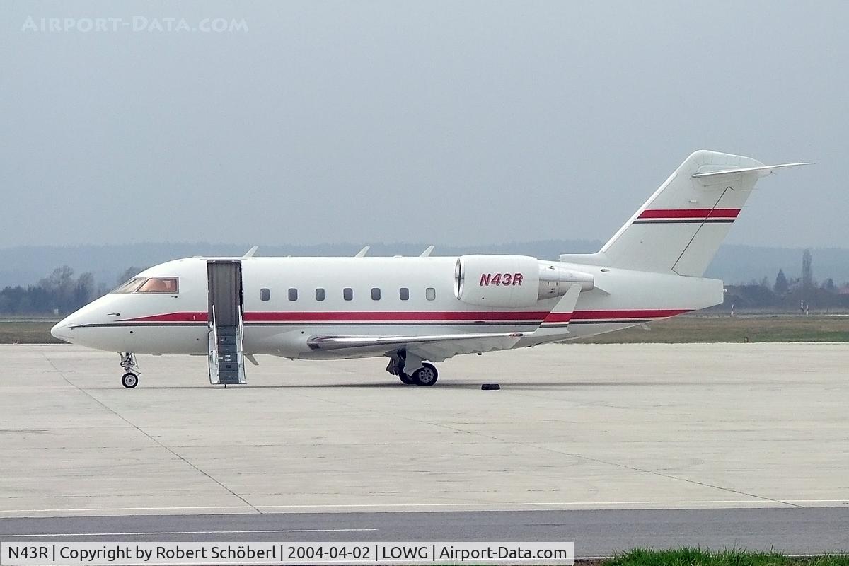 N43R, 1997 Canadair Challenger 604 (CL-600-2B16) C/N 5334, N43R @ LOWG 2004