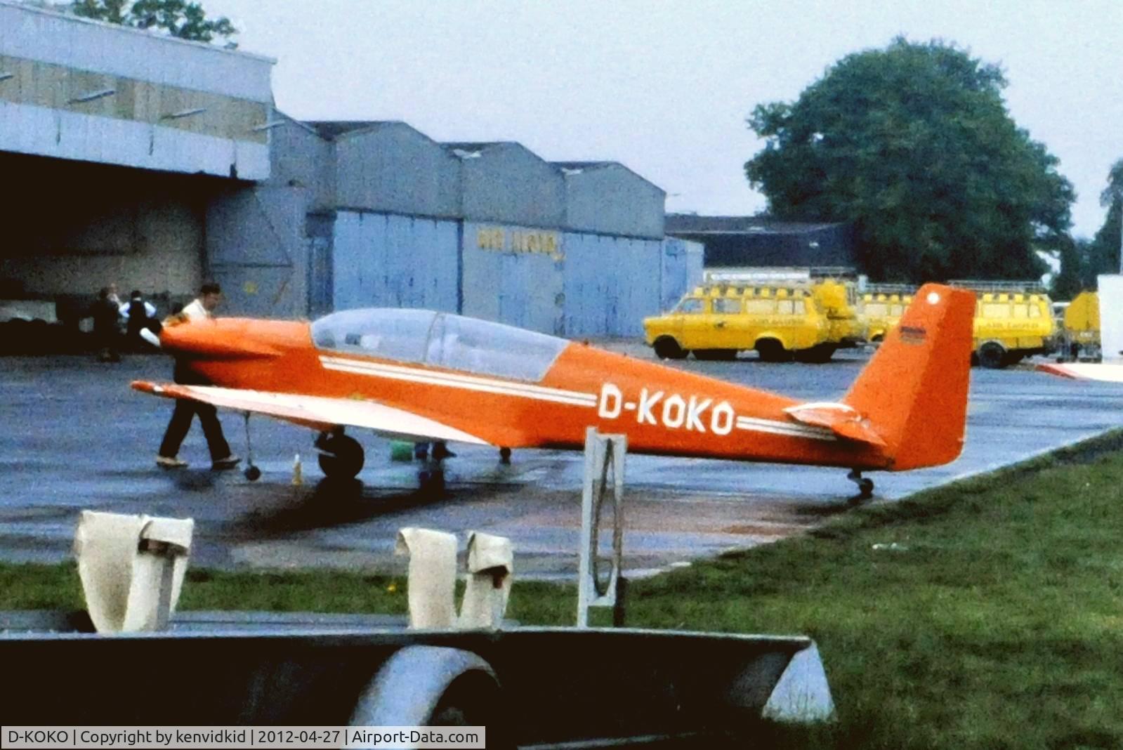 D-KOKO, Fournier Sportavia-Putzer RF-5B Sperber C/N 5042, Early 80's Germany.