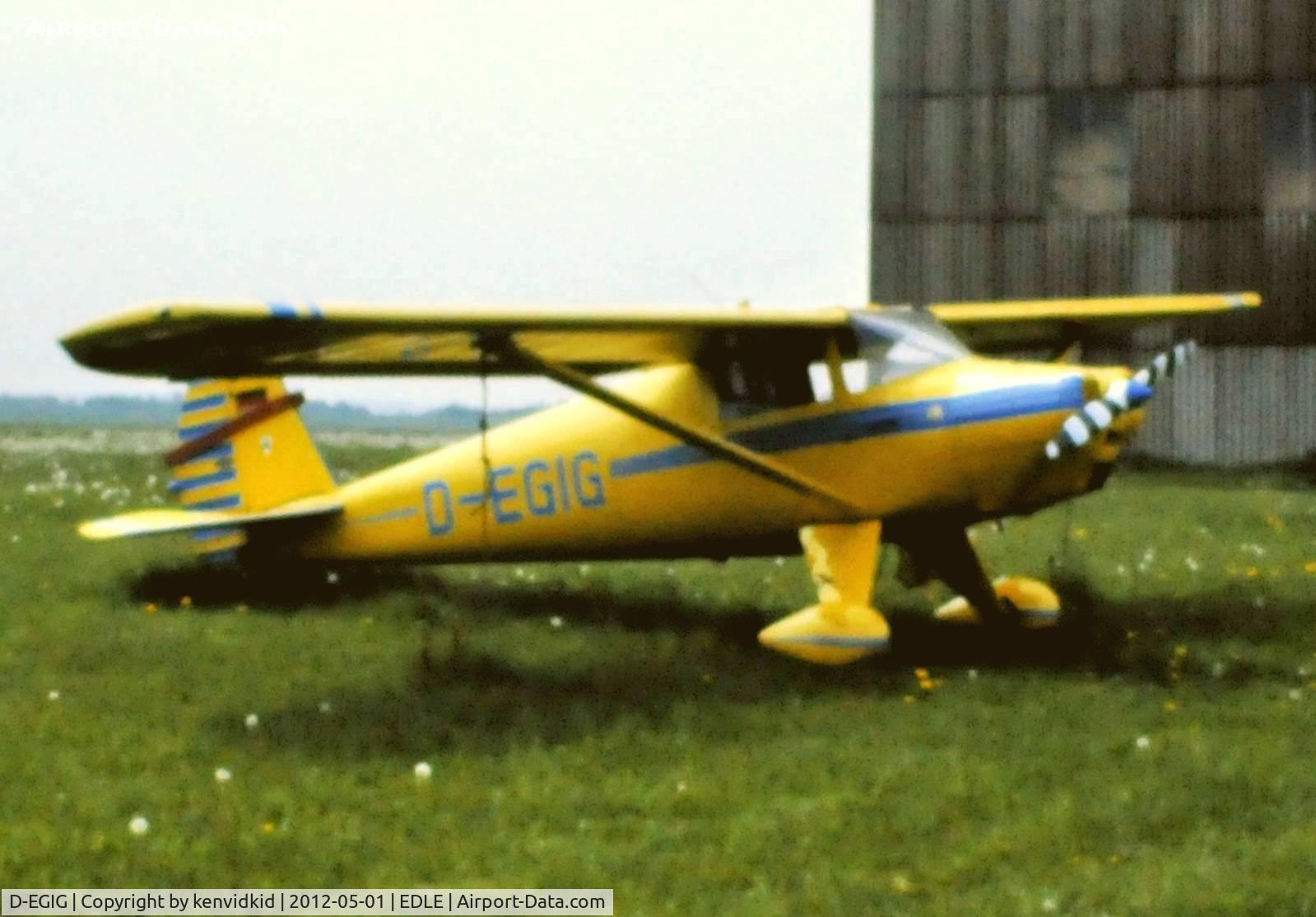 D-EGIG, 1946 Luscombe 8F Silvaire C/N 4252, Early 80's.