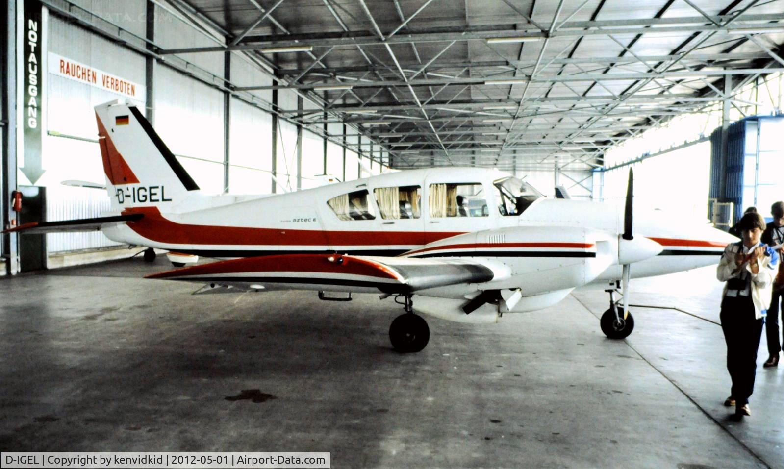 D-IGEL, 1974 Piper PA-23-250 Aztec E C/N 27-7405350, Early 80's Germany.