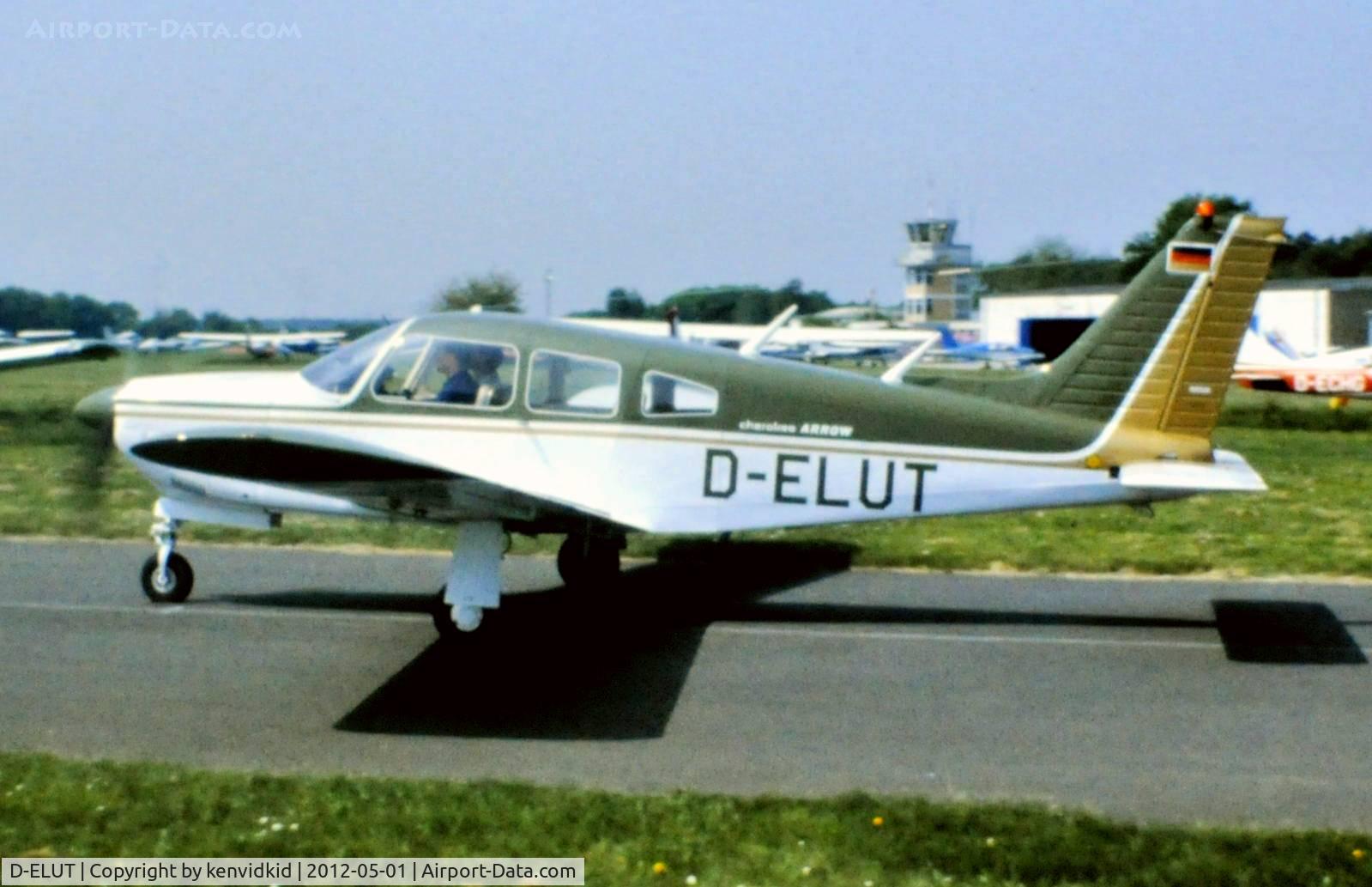 D-ELUT, 1974 Piper PA-28R-200-2 Cherokee Arrow II C/N 28R-7435009, Early 80's Germany.