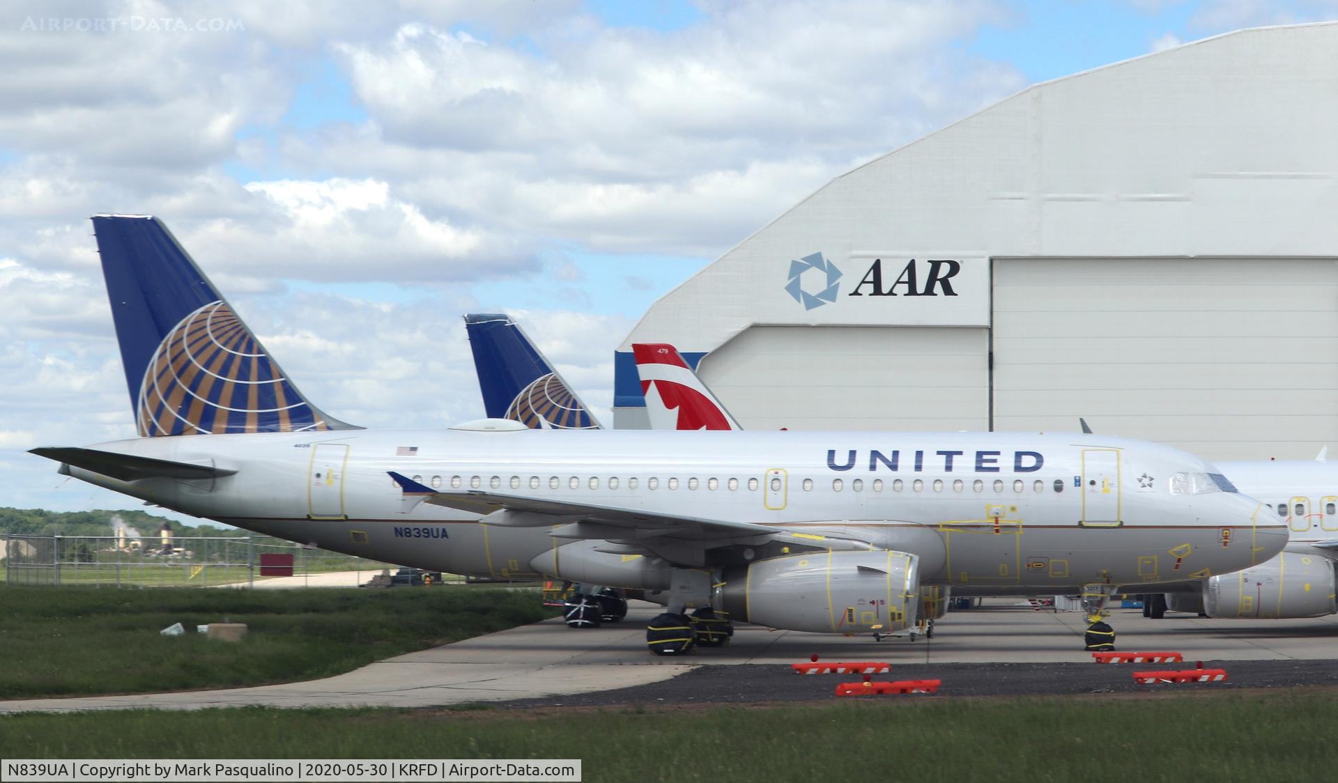 N839UA, 2001 Airbus A319-131 C/N 1507, Airbus A319-131