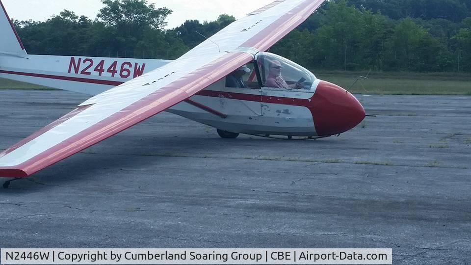 N2446W, 1967 Schweizer SGS 2-33 C/N 11, Cumberland Soaring Group 2-33