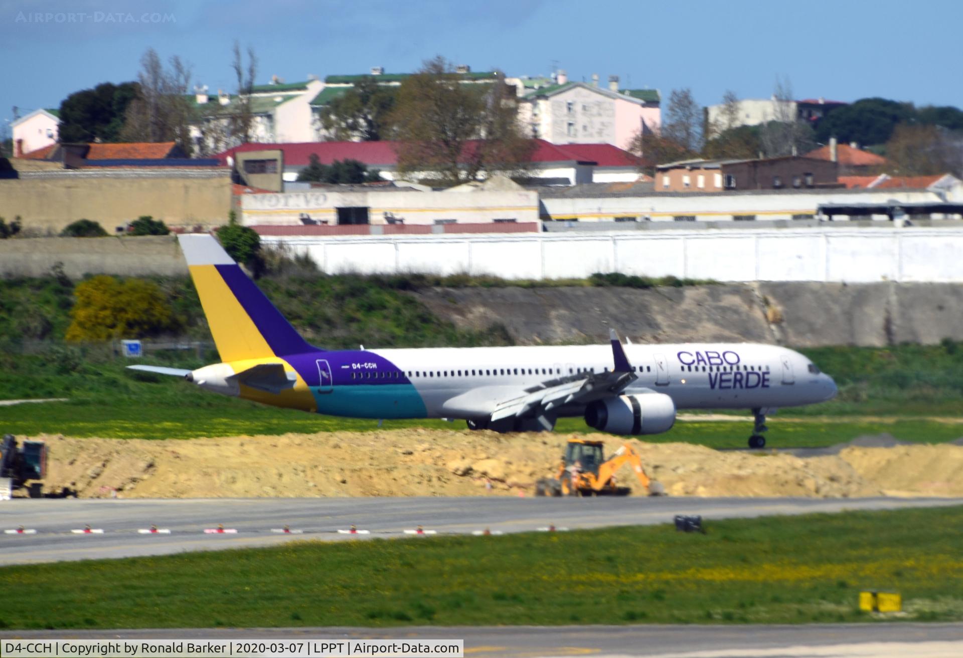 D4-CCH, 2000 Boeing 757-256 C/N 29307, Landing Lisboa