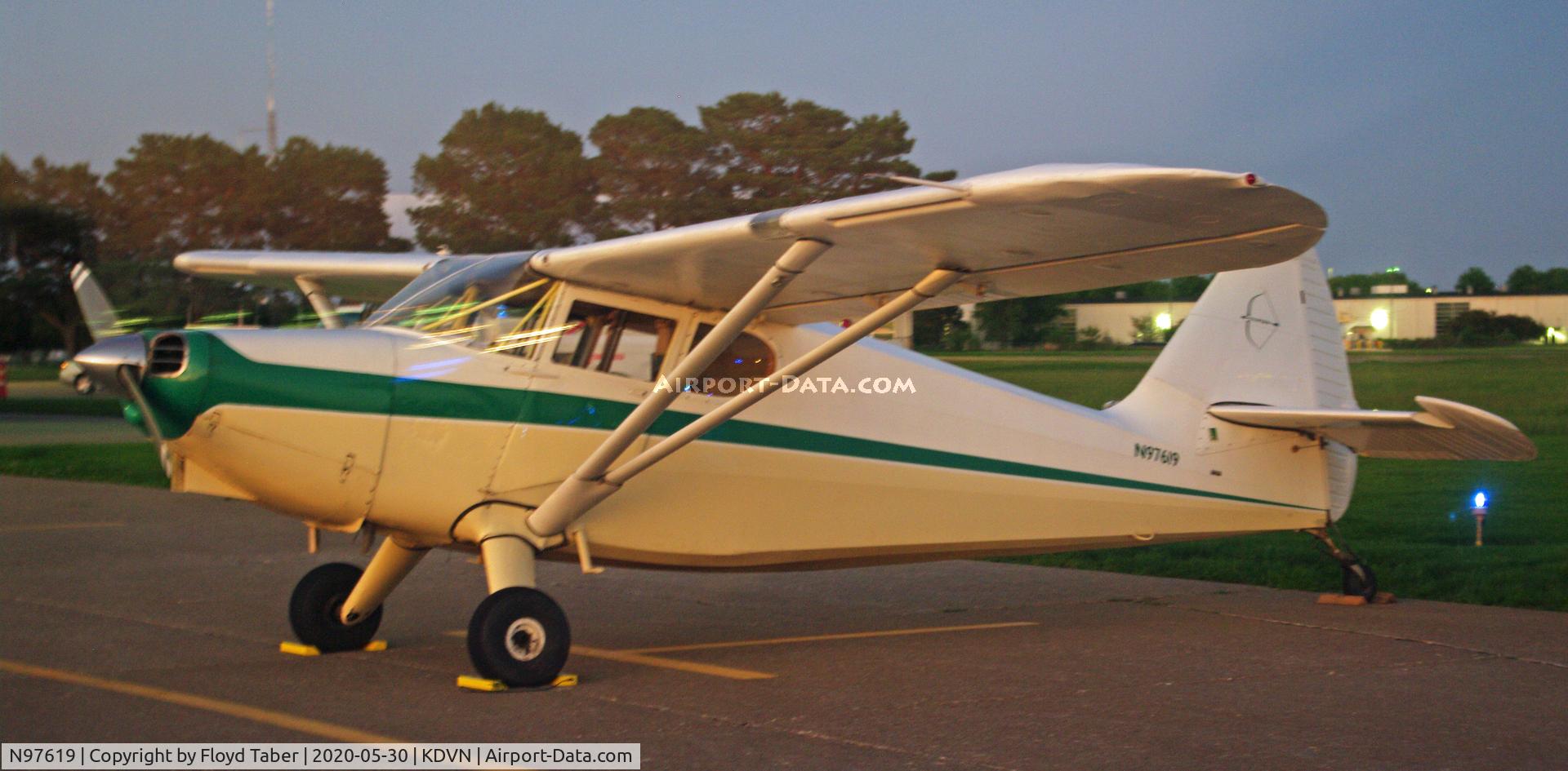 N97619, 1946 Stinson 108 Voyager C/N 108-619, Ferry flight from Idaho, spending the night on the way to Michigan to its new home