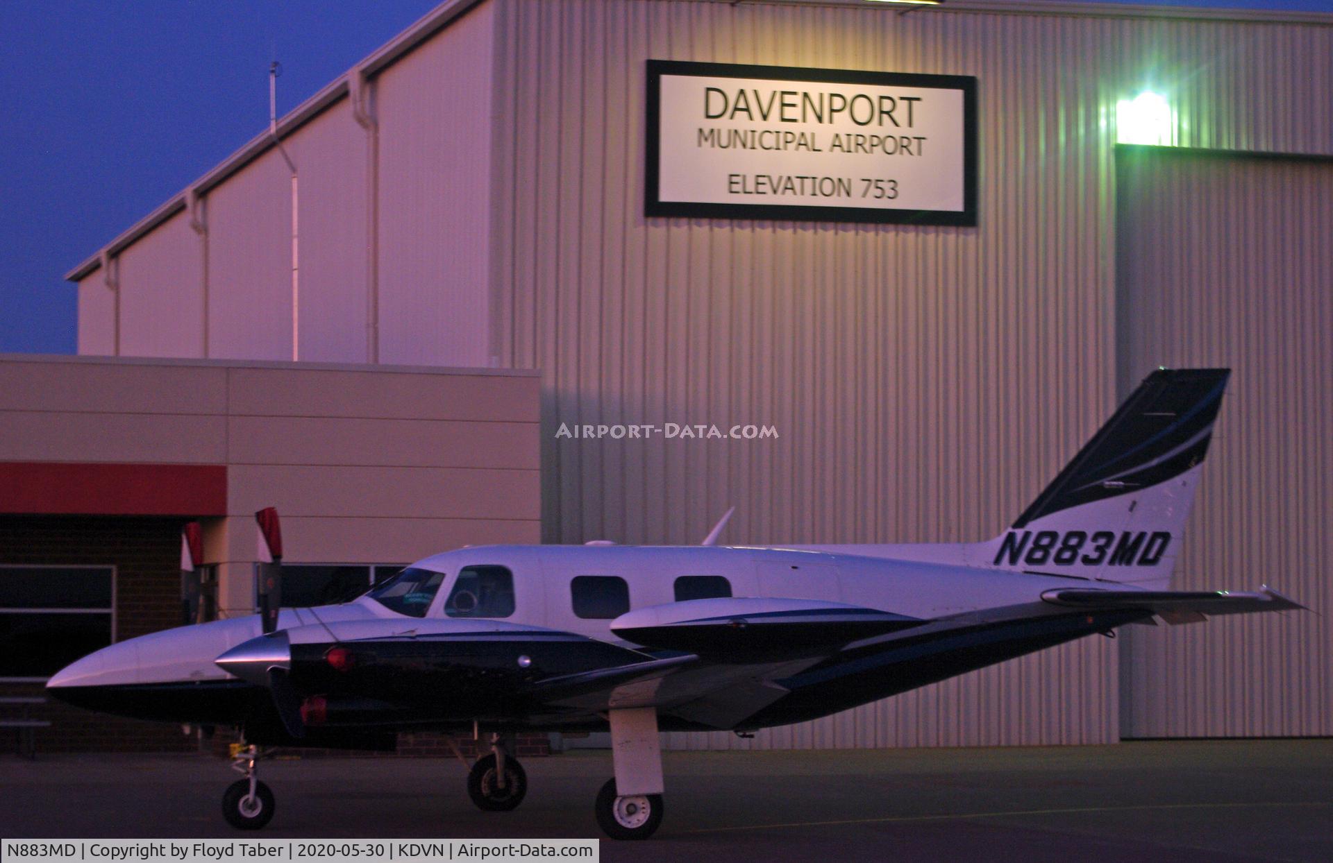 N883MD, 1979 Piper PA-31T1 Cheyenne I C/N 31T-7904017, On the Carver Aero Ramp