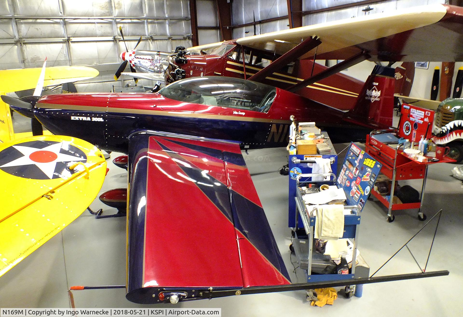 N169M, 1996 Extra EA-300/L C/N 034, Extra EA-300L at the Air Combat Museum, Springfield IL