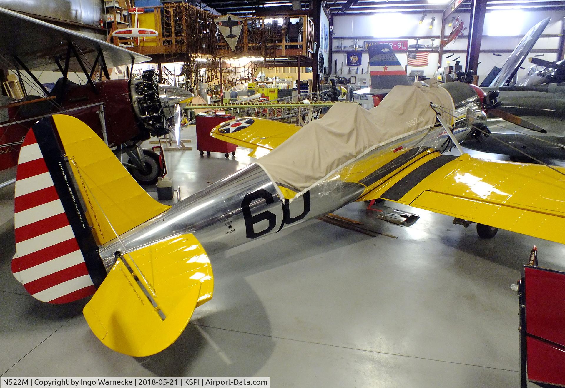 N522M, 1942 Ryan Aeronautical ST3KR C/N 2005, Ryan ST3KR (PT-22) at the Air Combat Museum, Springfield IL