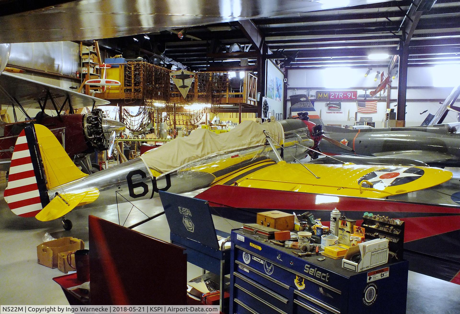 N522M, 1942 Ryan Aeronautical ST3KR C/N 2005, Ryan ST3KR (PT-22) at the Air Combat Museum, Springfield IL