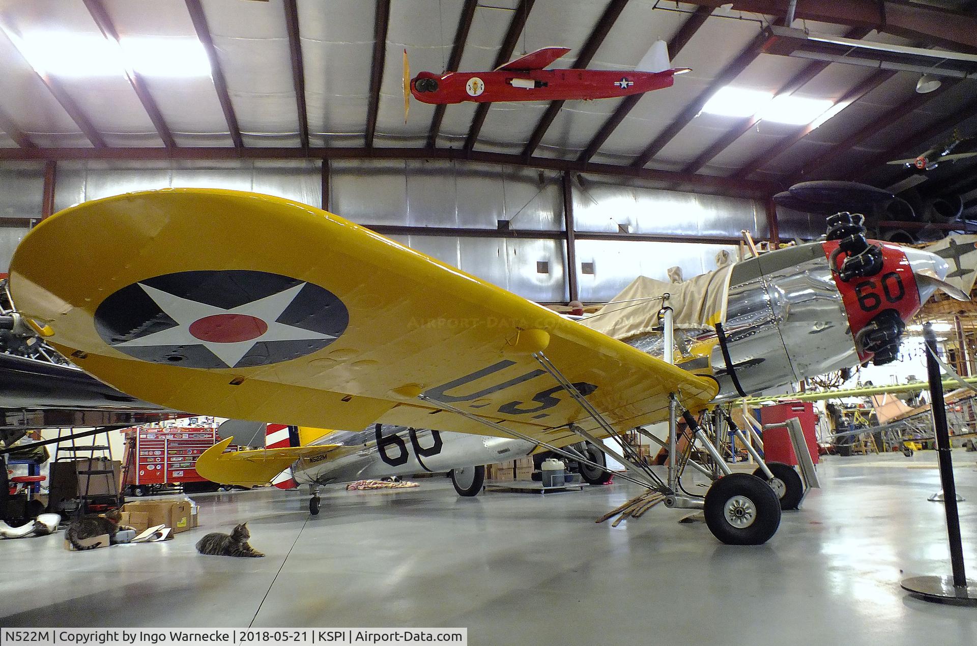 N522M, 1942 Ryan Aeronautical ST3KR C/N 2005, Ryan ST3KR (PT-22) at the Air Combat Museum, Springfield IL