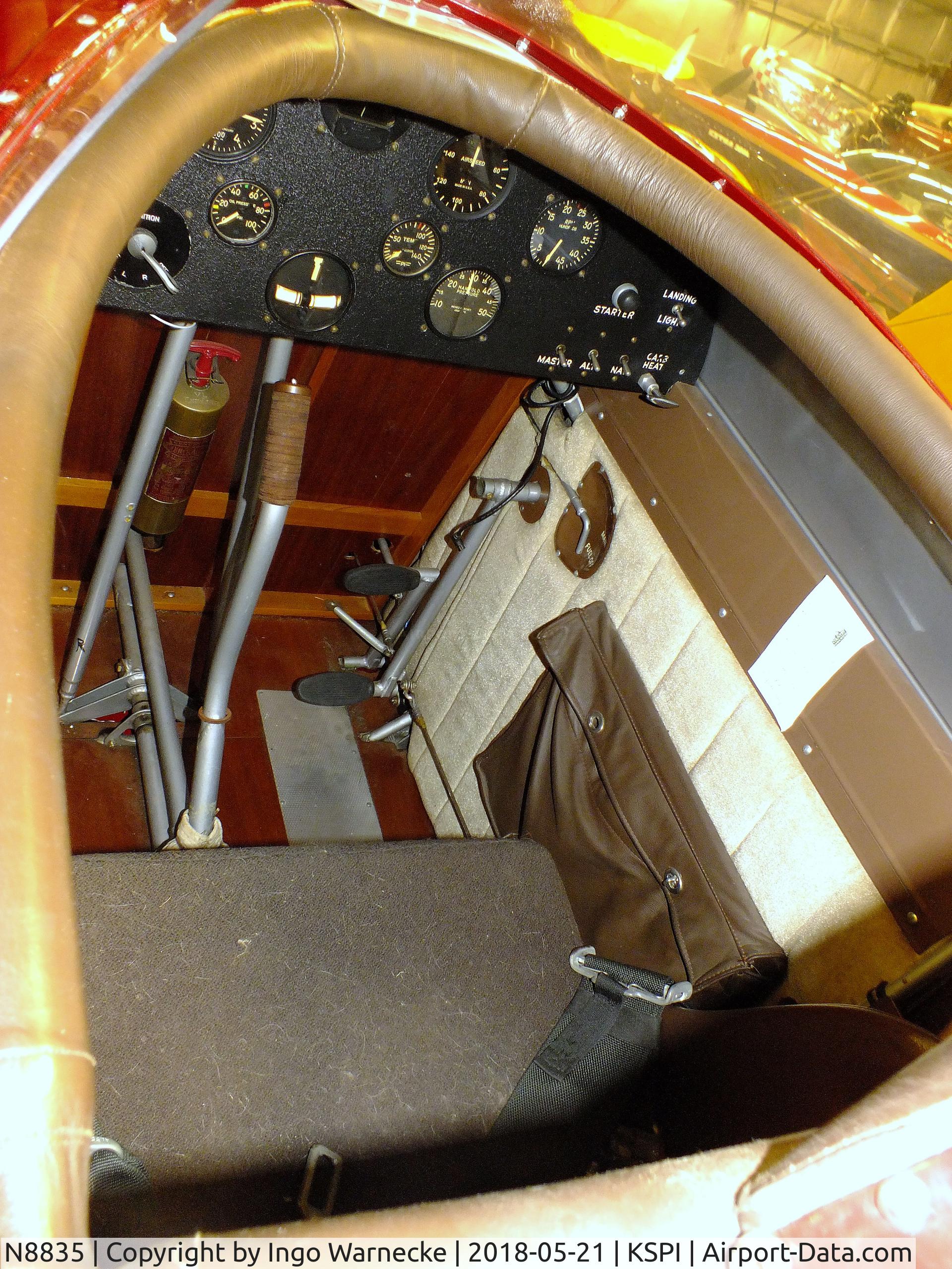 N8835, 1928 Stearman C3-B Sport Commercial C/N 241, Stearman C3-B Sport Commercial at the Air Combat Museum, Springfield IL  #c