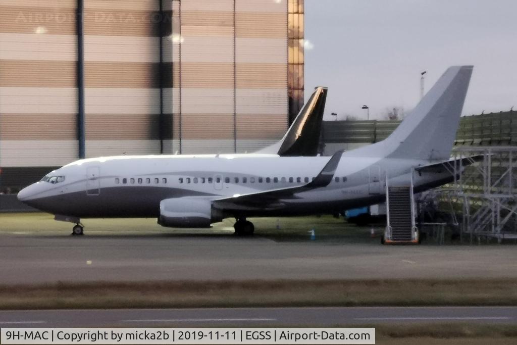 9H-MAC, 1990 Boeing 737-548 C/N 24968, Parked