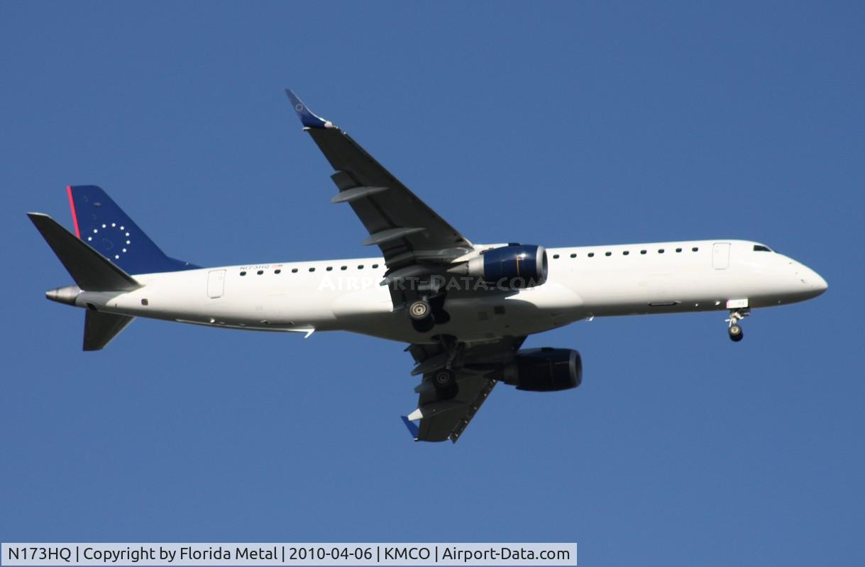 N173HQ, 2008 Embraer 190AR (ERJ-190-100IGW) C/N 19000206, MCO 2010
