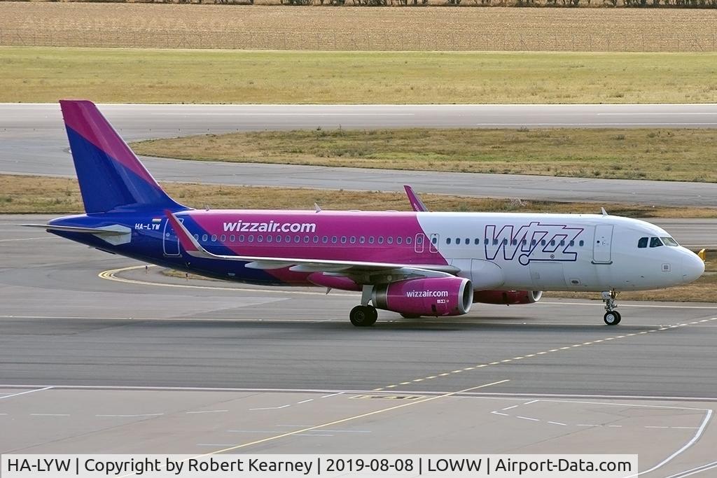HA-LYW, 2017 Airbus A320-232 C/N 7695, Taxiing in after arrival