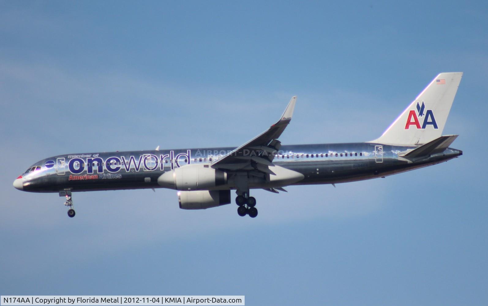 N174AA, 2002 Boeing 757-223 C/N 31308, MIA 2012