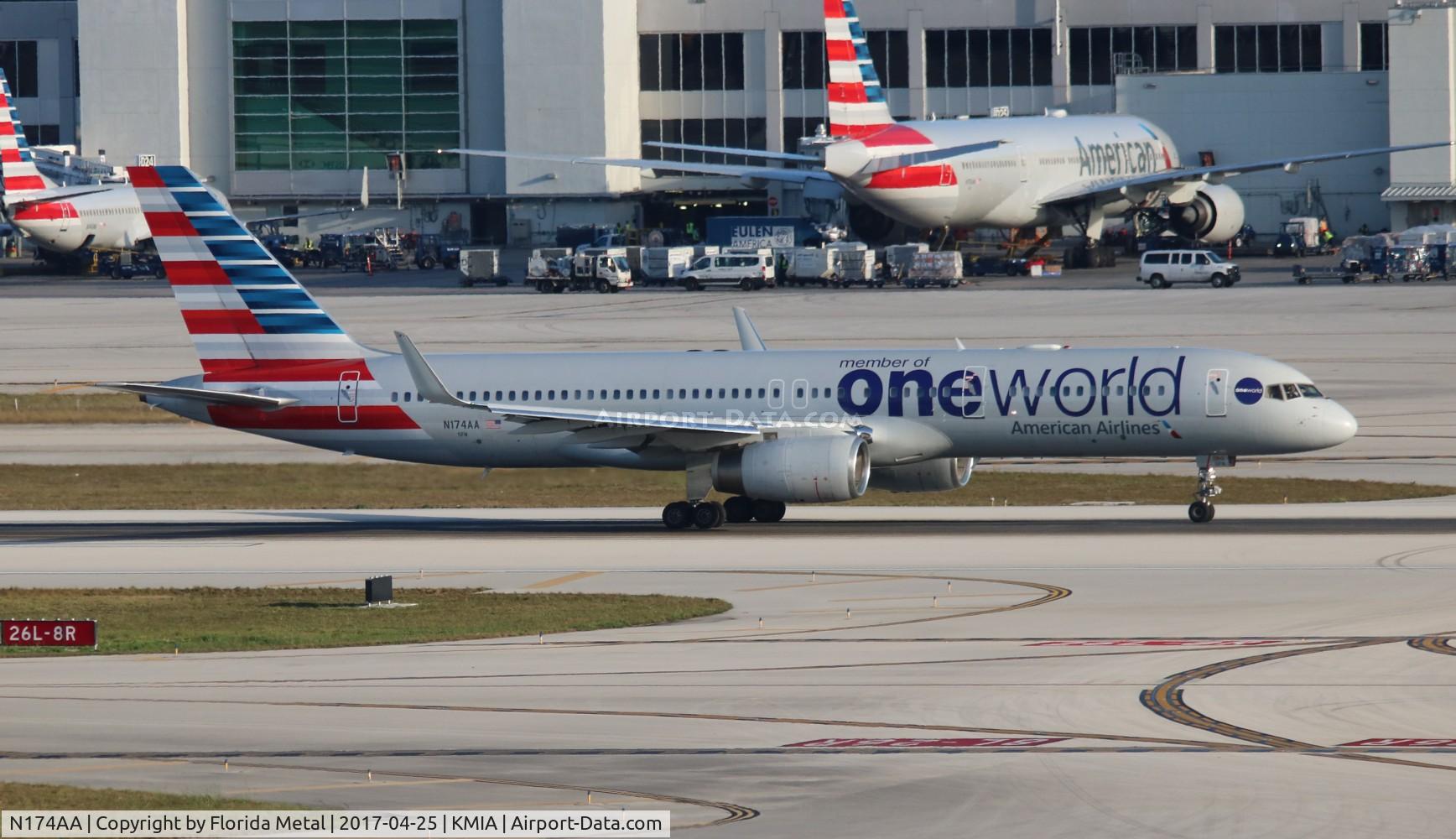 N174AA, 2002 Boeing 757-223 C/N 31308, MIA 2017