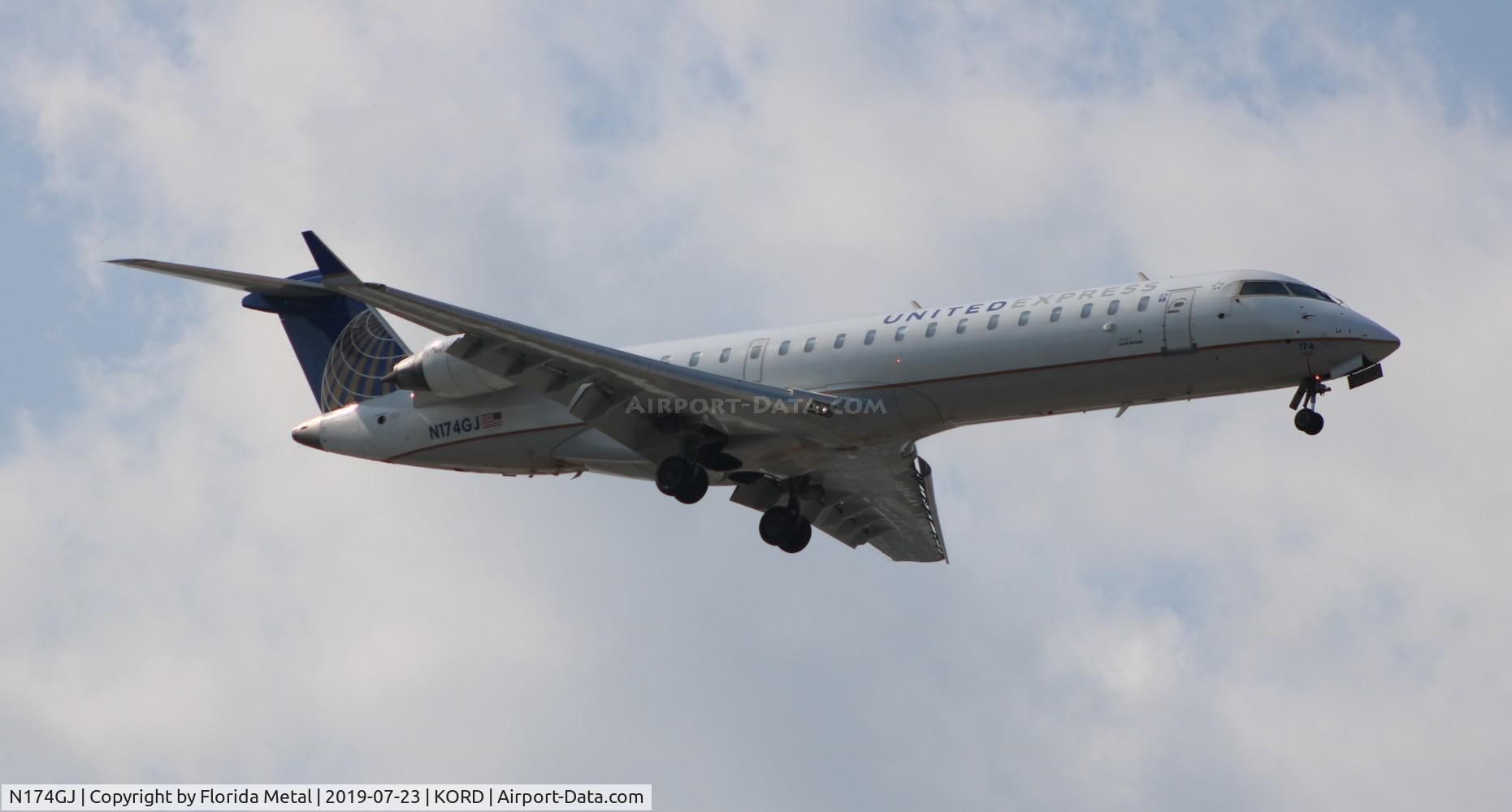 N174GJ, Bombardier CRJ-701ER (CL-600-2C10) Regional Jet C/N 10296, ORD 2019
