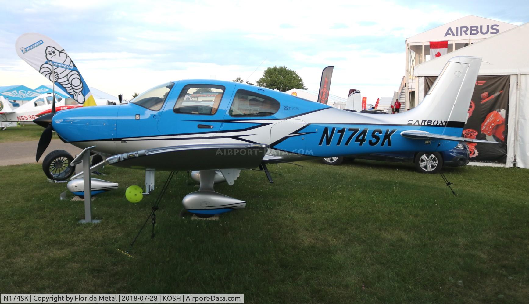 N174SK, 2018 Cirrus SR22T Carbon C/N 1741, OSH 2018