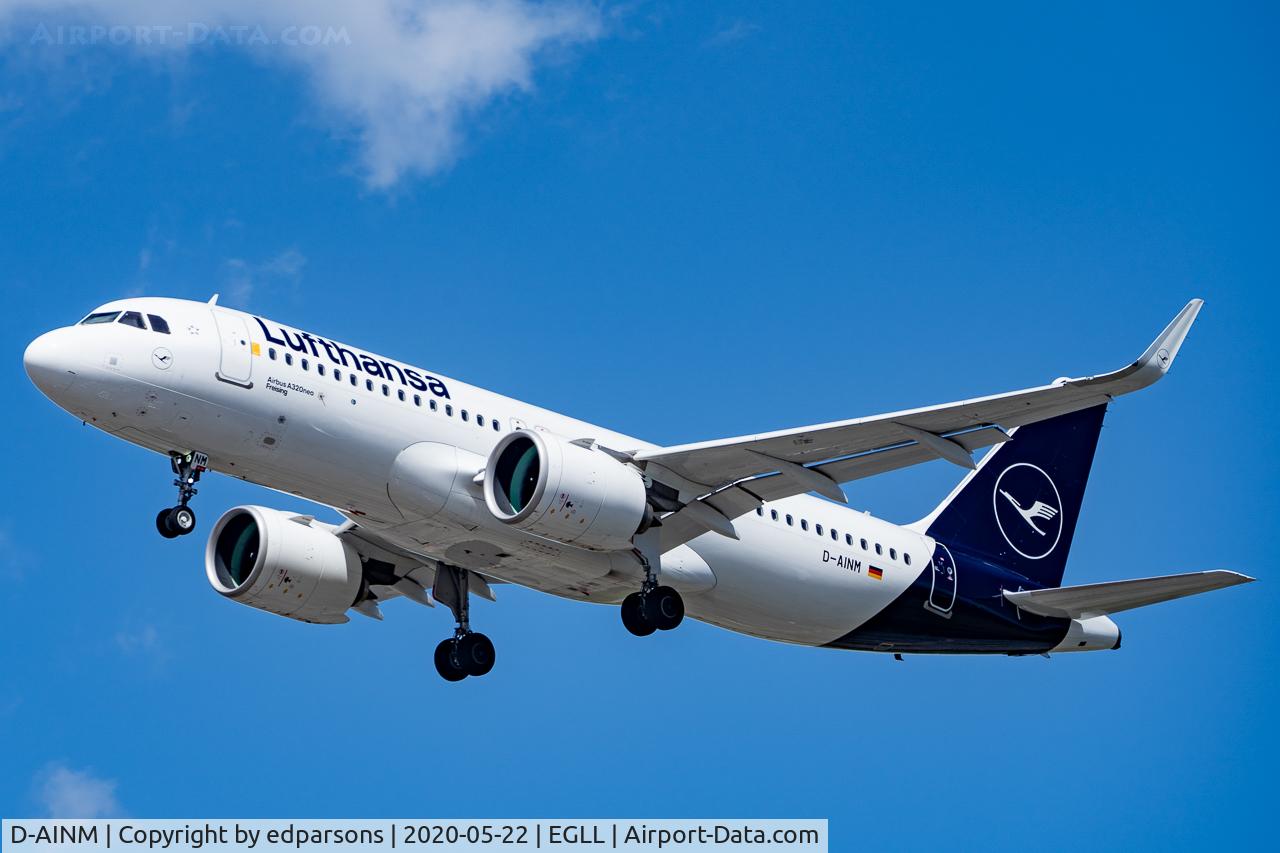 D-AINM, 2018 Airbus A320-271NEO C/N 8456, Airbus A320