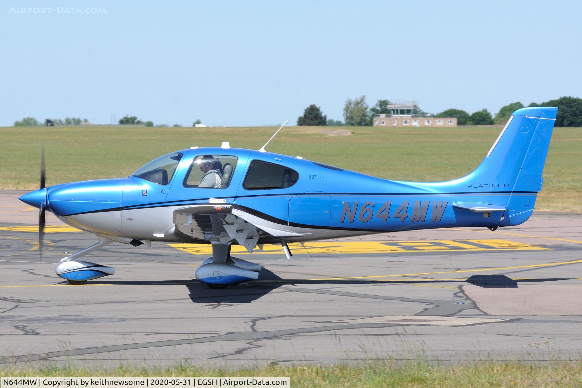 N644MW, 2016 Cirrus SR22T GTS C/N 1318, Return Visitor.