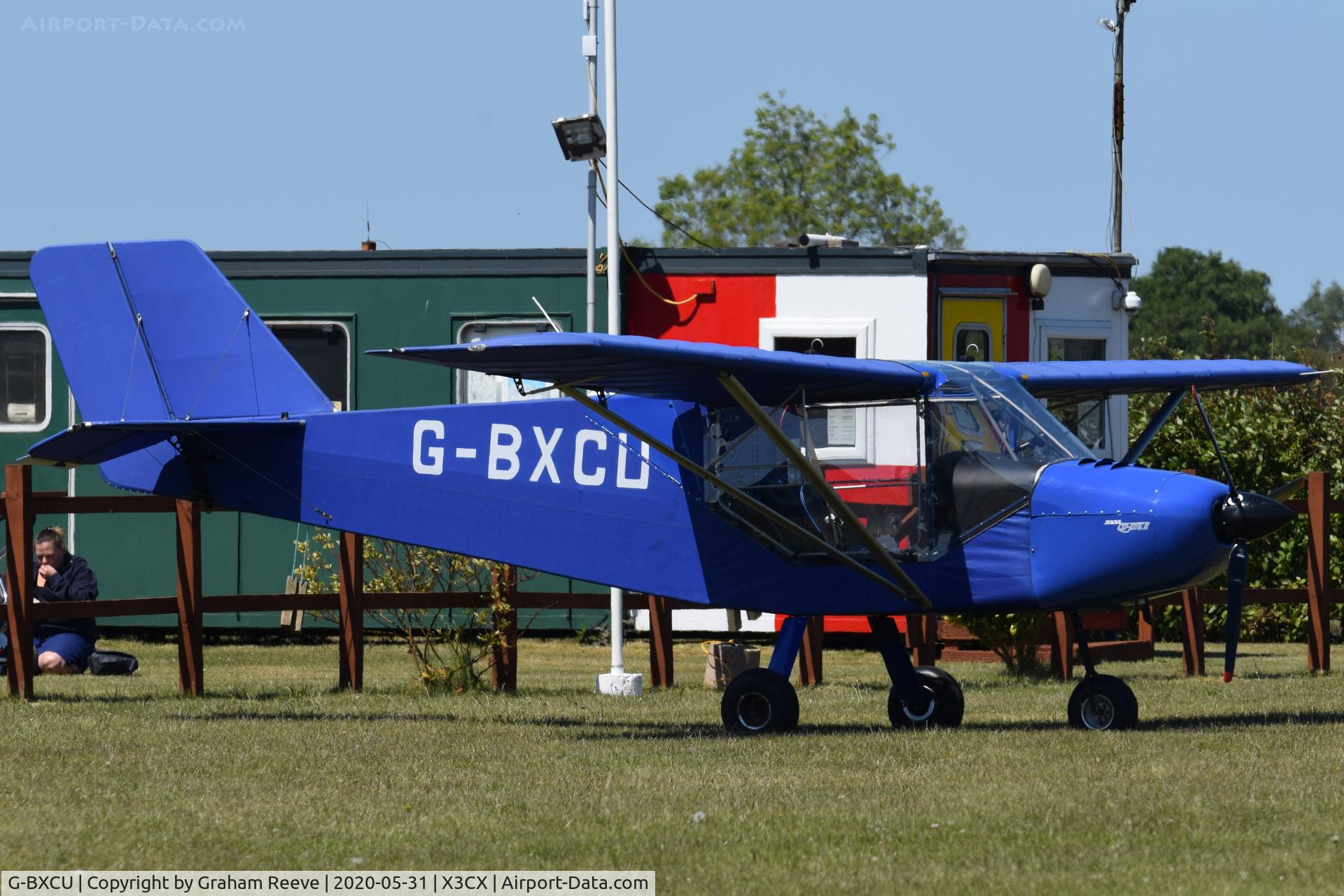 G-BXCU, 1997 Rans S-6-116 Coyote II C/N PFA 204A-13105, Parked at Northrepps.