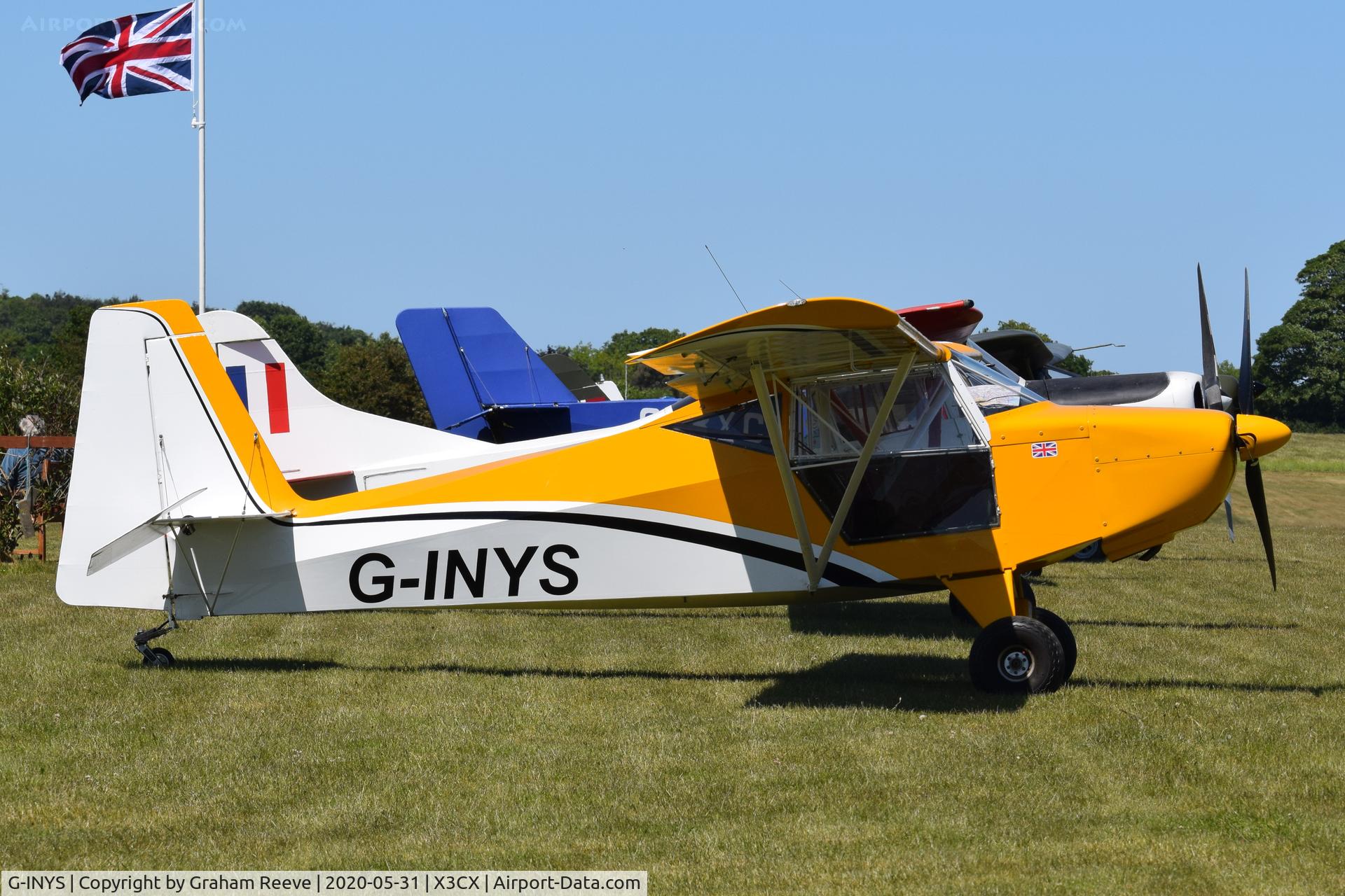 G-INYS, 2018 TLAC Sherwood Scout C/N LAA 345-15538, Parked at Northrepps.