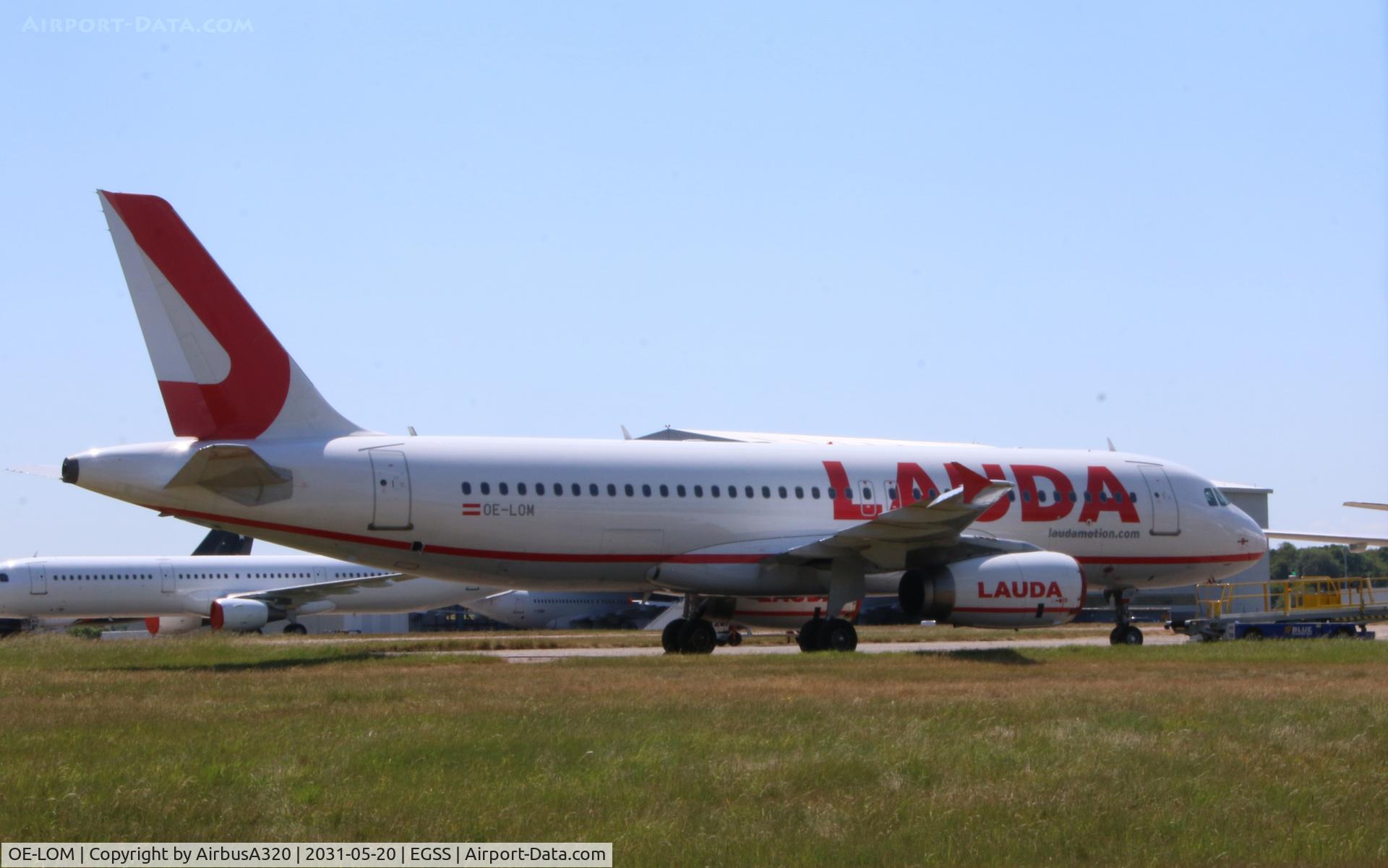 OE-LOM, 2006 Airbus A320-232 C/N 2984, Seen stored at STN following the airline ceasing ops