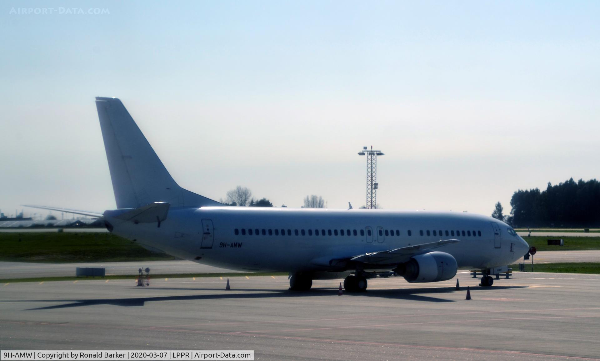 9H-AMW, 1992 Boeing 737-4Q8 C/N 26281, Parked Oporto