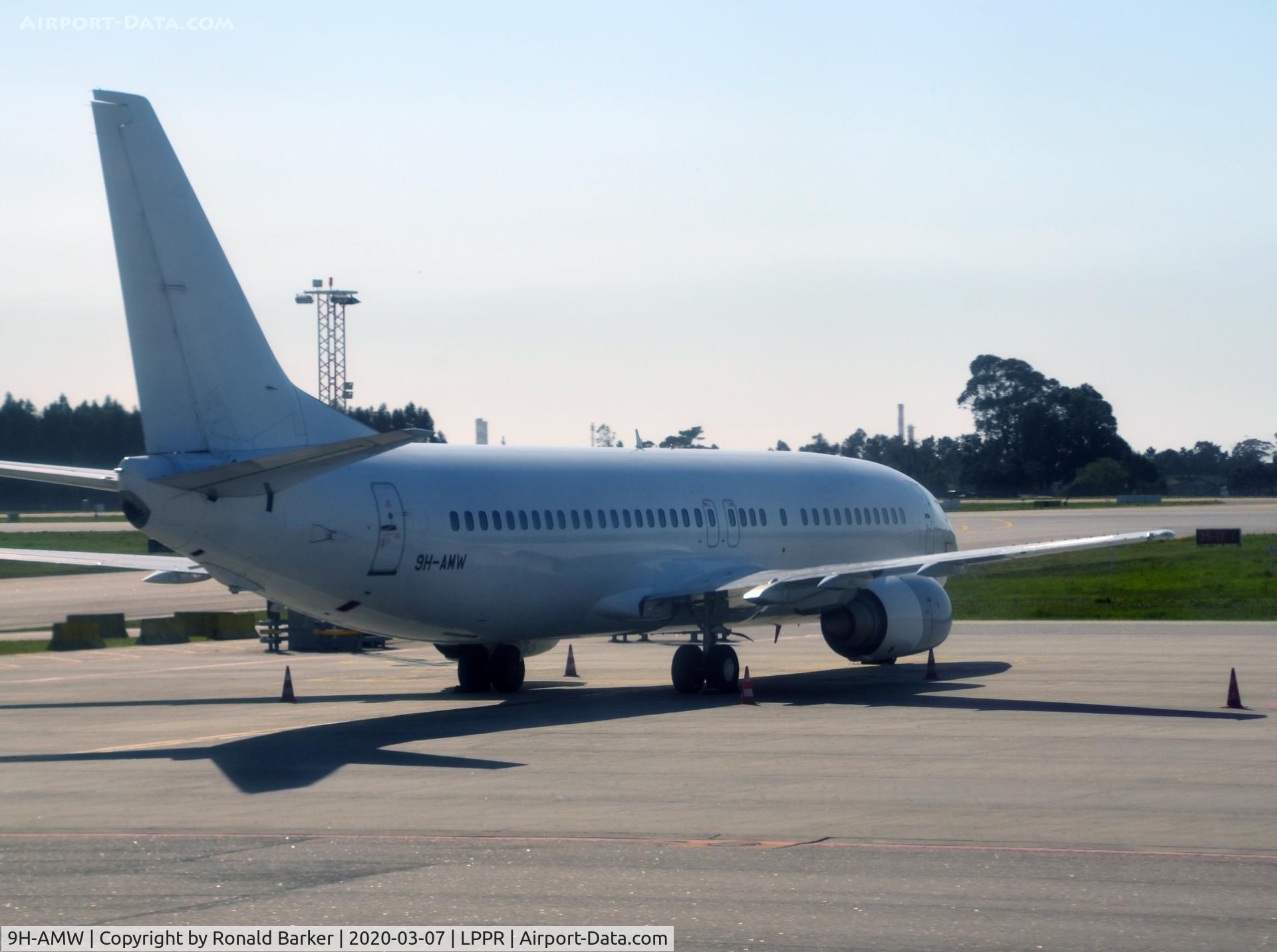 9H-AMW, 1992 Boeing 737-4Q8 C/N 26281, Parked Oporto