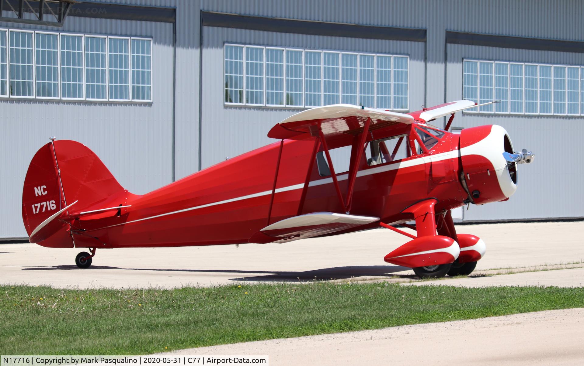 N17716, 1937 Waco YKS-7 C/N 4623, Waco YKS-7