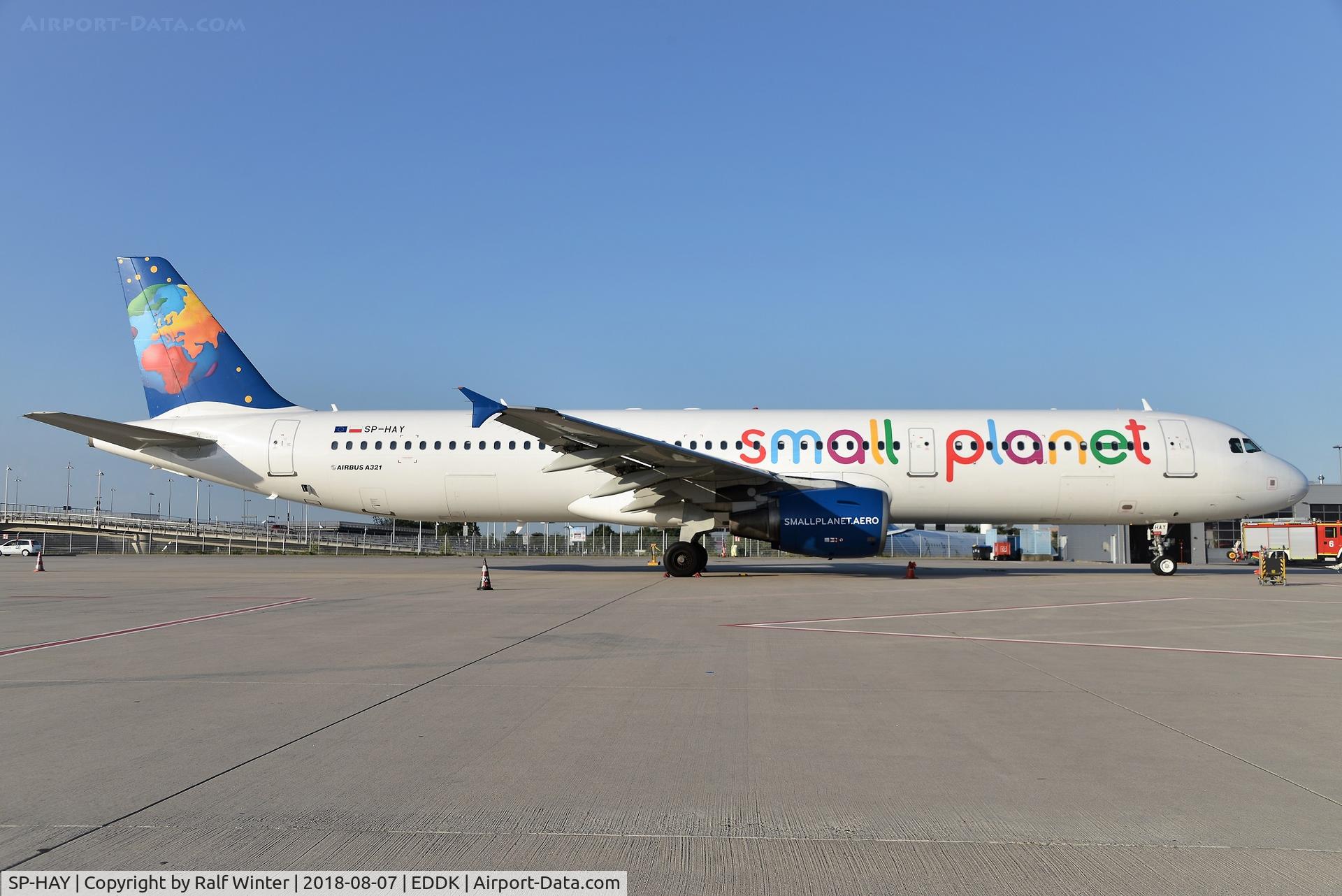SP-HAY, 2006 Airbus A321-211 C/N 2912, Airbus A321-211 - P7 LLP Small Planet Airlines Poland - 2912 - SP-HAY - 07.08.2018 - CGN