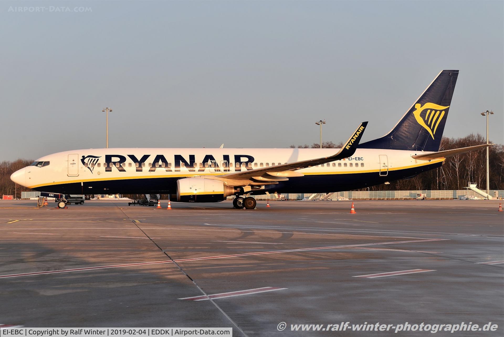 EI-EBC, 2009 Boeing 737-8AS C/N 37520, Boeing 737-8AS(W) - FR RYR Ryanair - 37520 - EI-EBC - 04.02.2019 - CGN