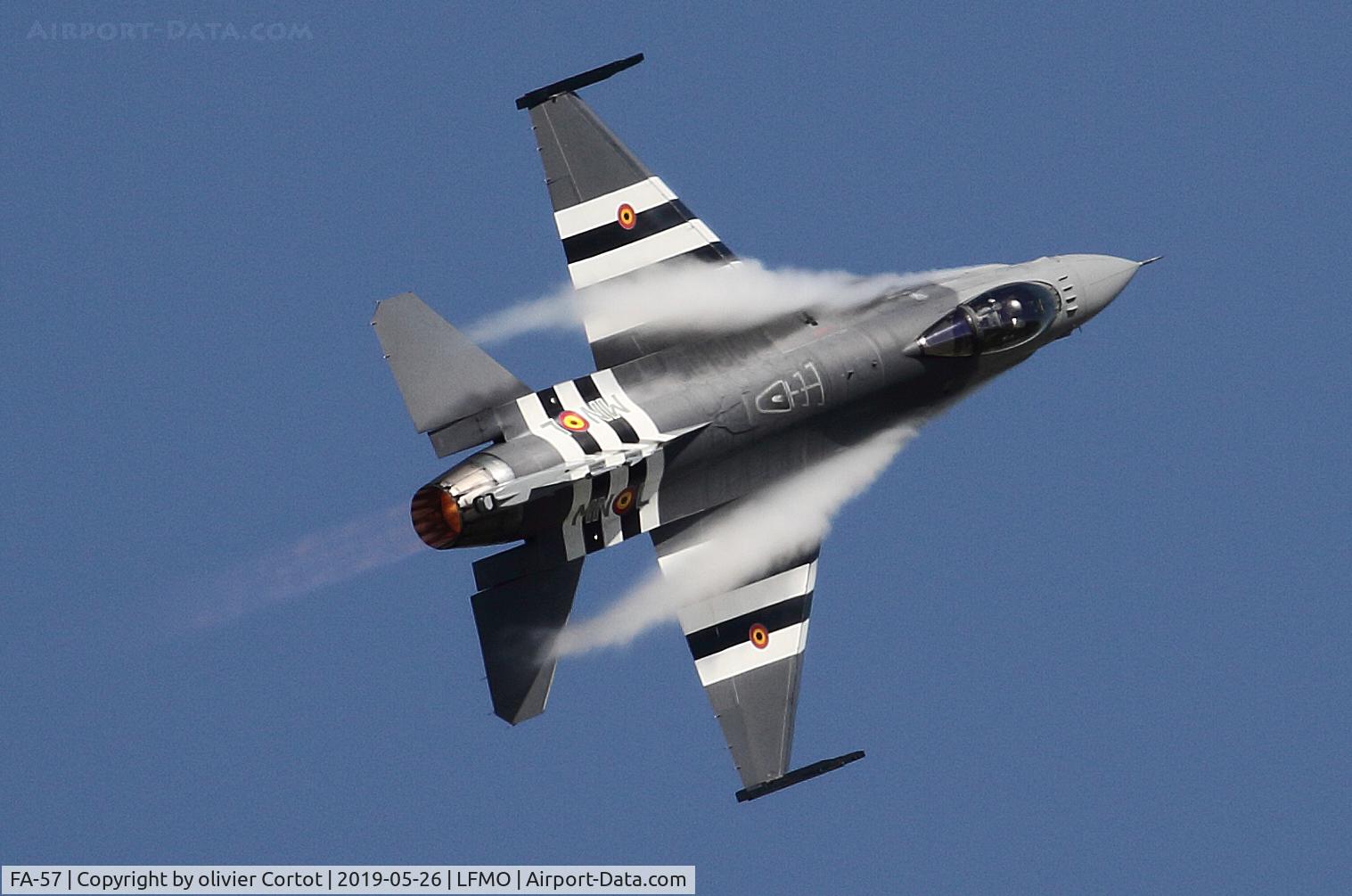 FA-57, 1980 SABCA F-16AM Fighting Falcon C/N 6H-57, Orange airshow, june 2019