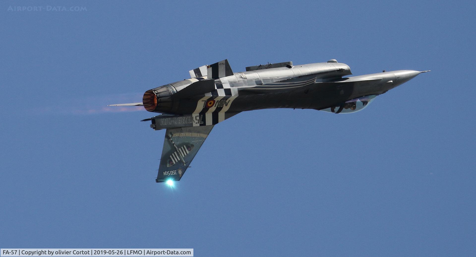 FA-57, 1980 SABCA F-16AM Fighting Falcon C/N 6H-57, Orange airshow, june 2019