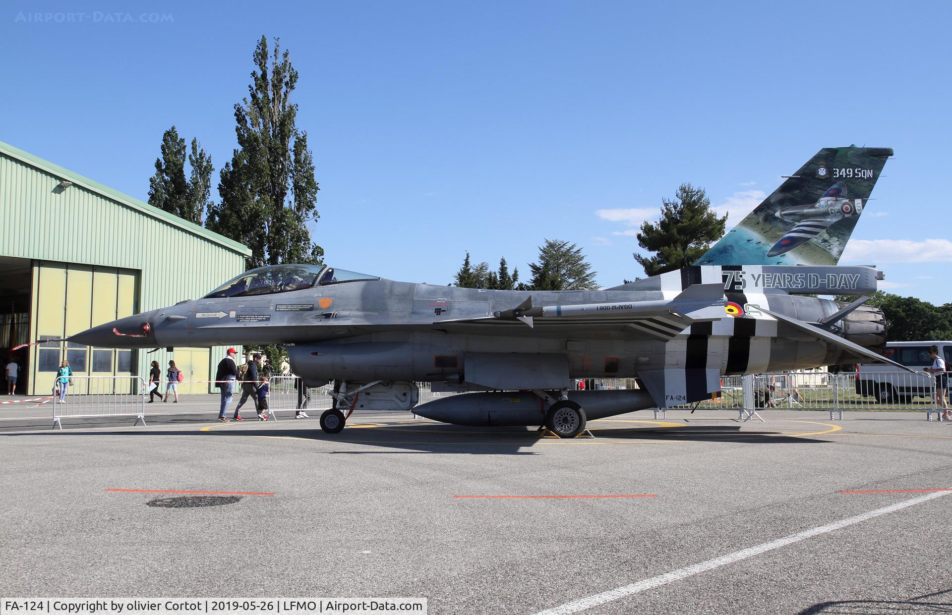 FA-124, SABCA F-16AM Fighting Falcon C/N 6H-124, Orange airshow, june 2019