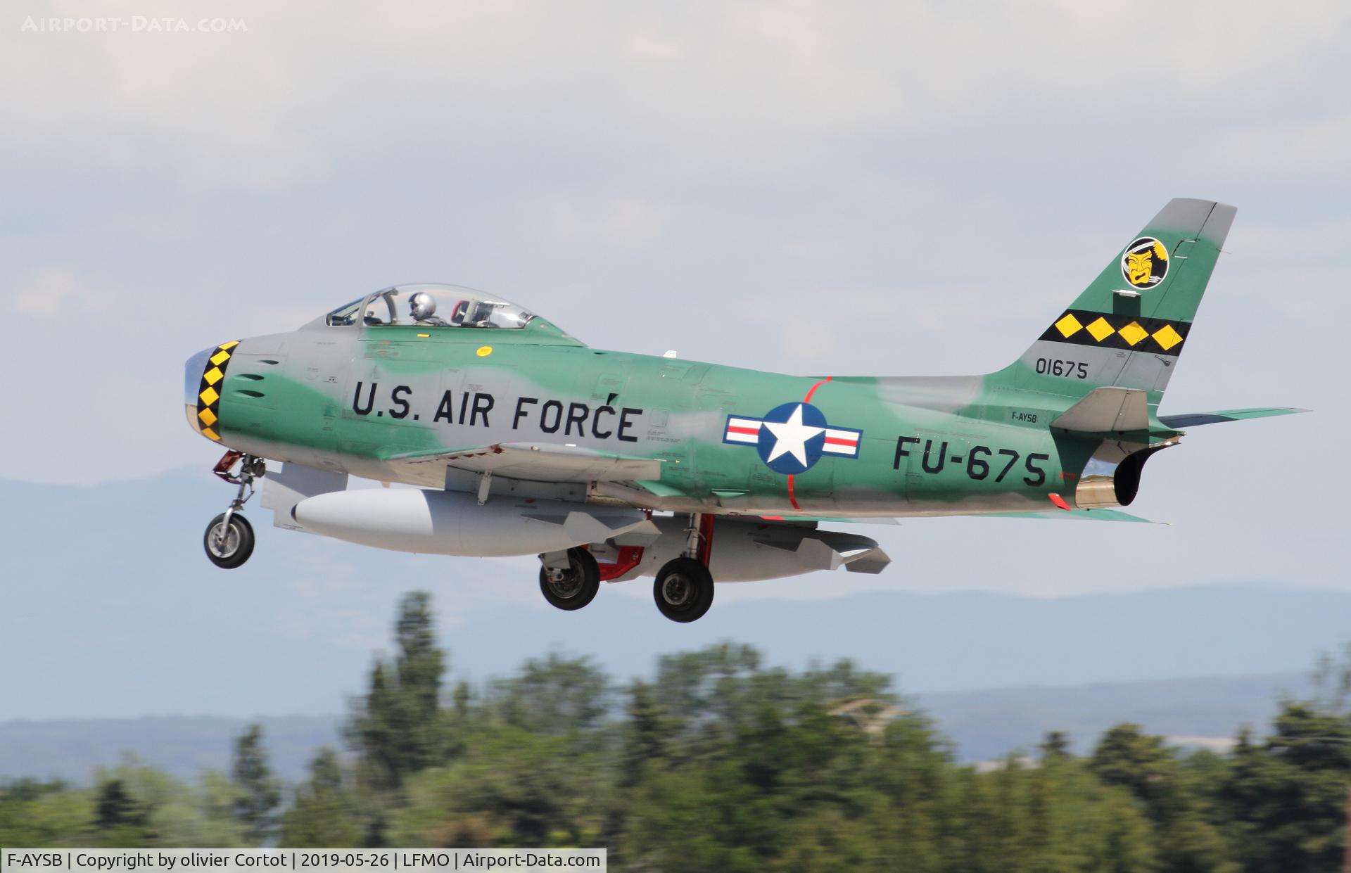 F-AYSB, 1958 Canadair CL-13B Sabre 6 C/N S6-1675, Orange airshow, june 2019